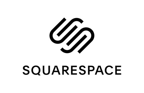 squarespace logo stacked black