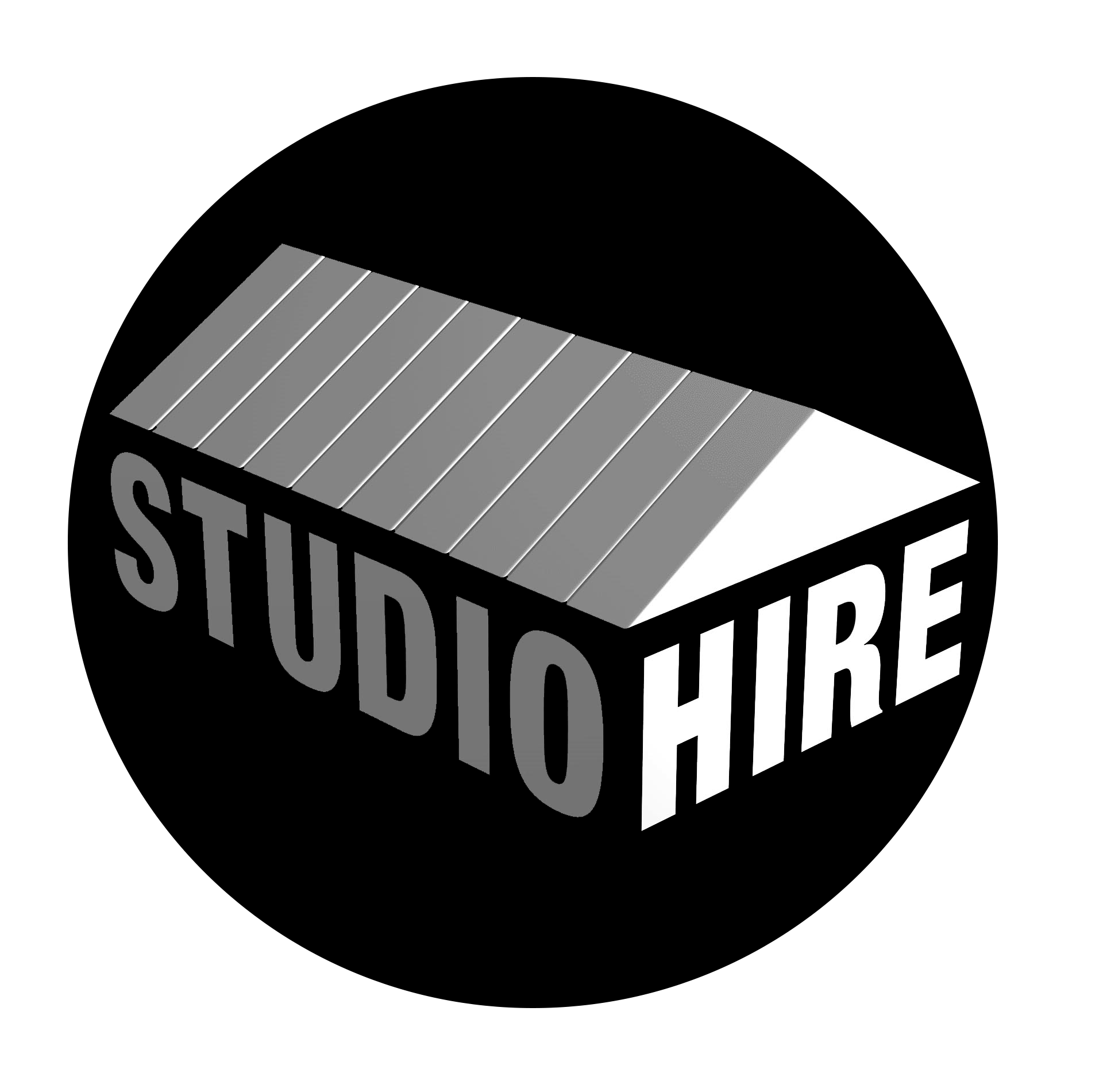 studiohiredotcom studiohire logo round versions background clear locations studiohire studio hire black bg png